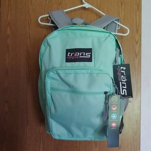Trans by Jansport Mint green Backpack NWT
